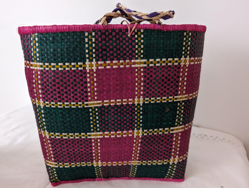 Sac à main en raphia